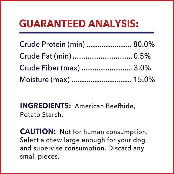 Pet Factory American Beefhide 5" Munch Mini Rolls Dog Chew Treats - Natural Flavor, 40 Count/1 Pack