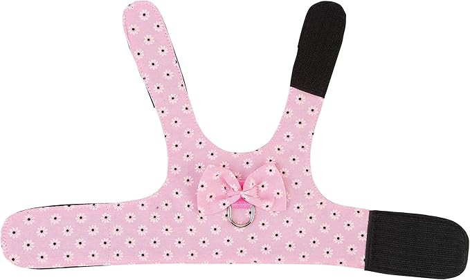 Adjustable Rabbit Harness Leash, Bunny Harness Leash Cute Vest Harness for Rabbit Ferret Bunny Kitten Guinea Pig Walking