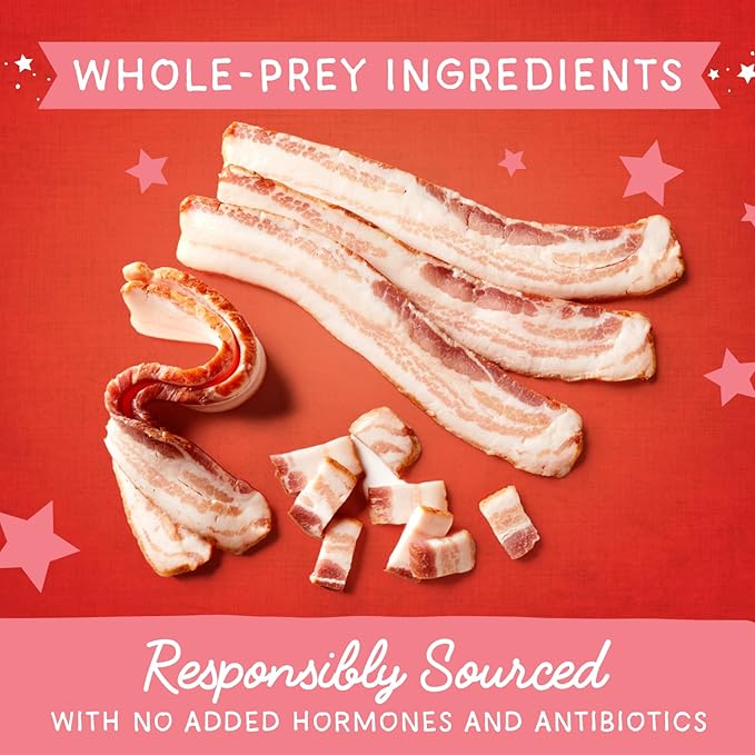 Stella & Chewy's Freeze-Dried Raw Marie's Magical Dinner Dust - Premium Bacon Dog Food Topper with Organic Fruits & Vegetables - Perfect for Picky Eaters - 7oz