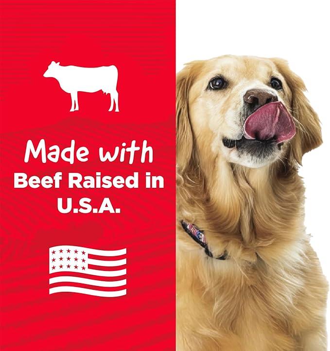 Beef Jerky Tender Dog Treats, Made with Real Beef, High Protein, Low Fat, No Artificial Colors, 16 oz
