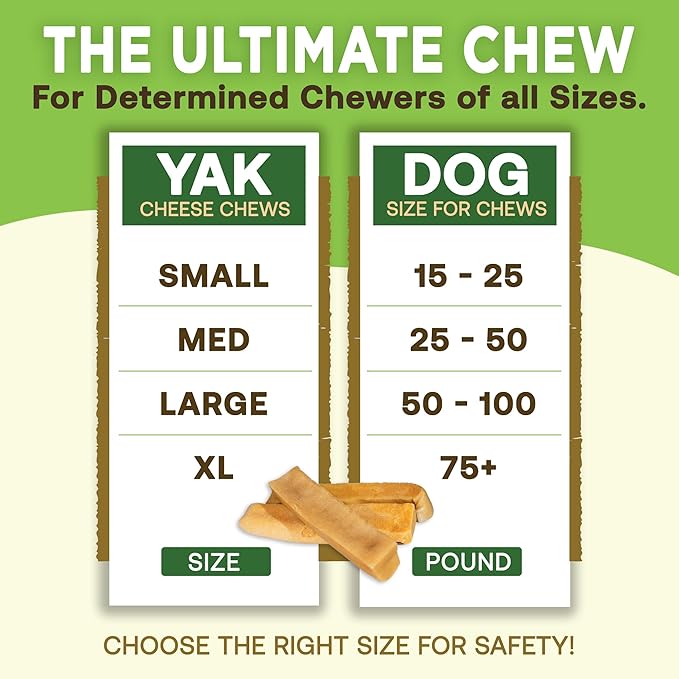 EcoKind Yak Cheese Chews | 1 Stick - 5 oz. | Healthy, Odorless, Rawhide-Free Dog Treats, Long-Lasting Dog Bones for Aggressive Chewers, Indoors & Outdoor Use, Made in The Himalayans