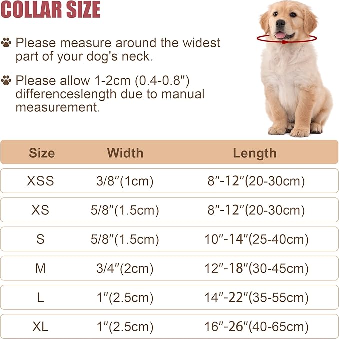 Reflective Dog Collar with Buckle Adjustable Safety Nylon Collars for Small Medium Large Dogs, Grass Green M