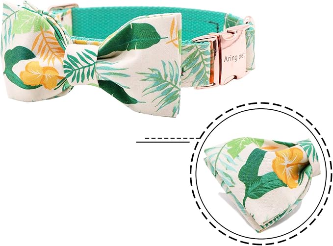 ARING PET Bowtie Dog Collar Adjustable Collars with Bow Tie for Dogs Small Medium Large