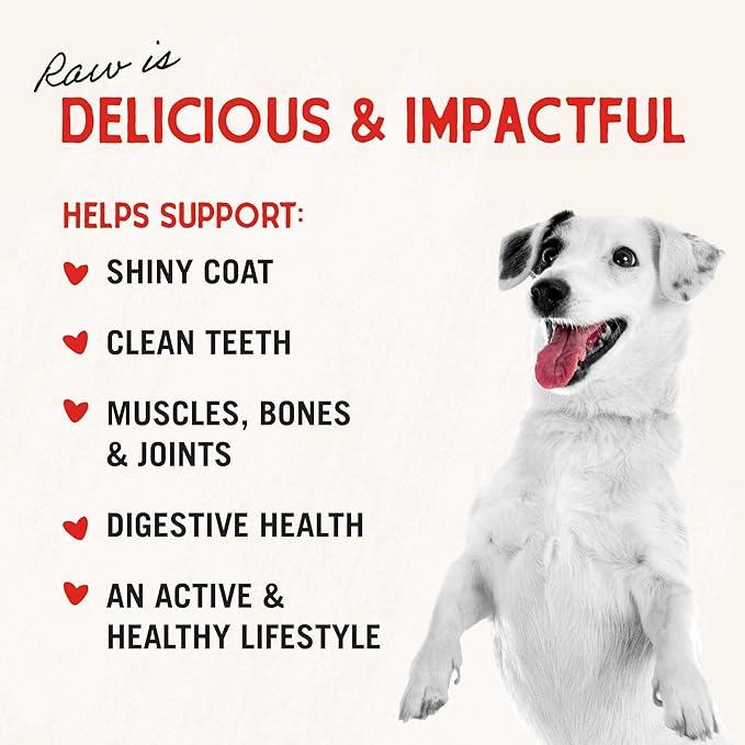 Stella & Chewy's Freeze-Dried Raw Dinner Patties - Absolutely Rabbit Recipe - High Protein Grain-Free Puppy & Dog Food - Perfect For Picky Eaters - 14 oz