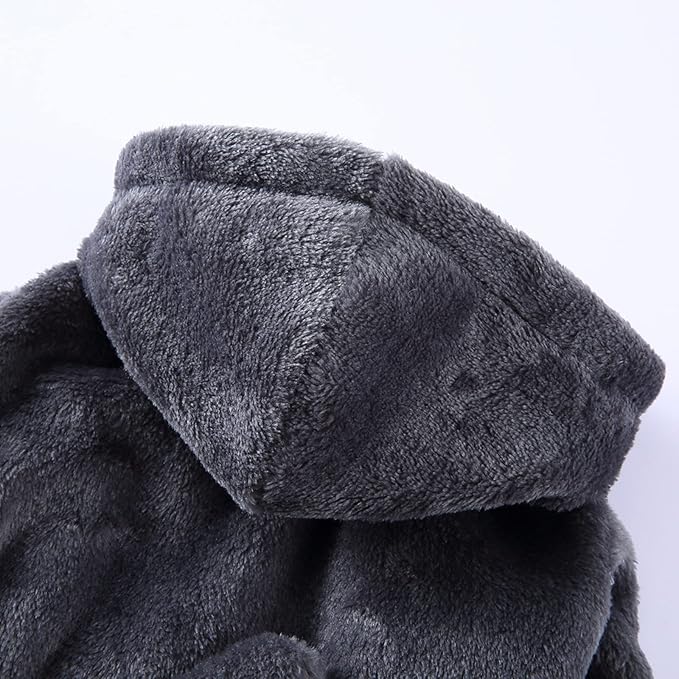 Petyoung Pet Bathrobe Dog Pajama Thickened Hooded Bathrobe Quick Drying and Super Absorbent Dog Bath Towel Soft Pet Nightwear for Puppy Small Dogs Cats