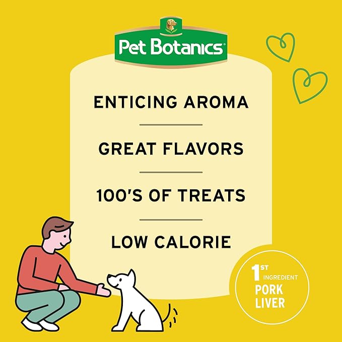 Pet Botanics 20 oz. Pouch Training Reward Soft & Chewy, Chicken Flavor, with 500 Treats Per Bag, The Choice of Top Trainers