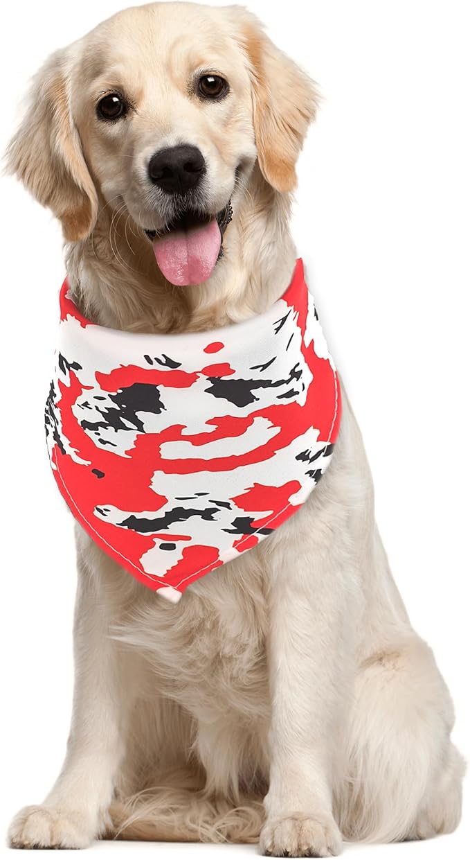 10PCS Dog Bandanas Tie Dye for Xs Small Breed Dog Bandanas Pack Kerchief Washable Triangle Bibs Head Scarves Scarfs for Boys and Girls Grooming Accessories Costume