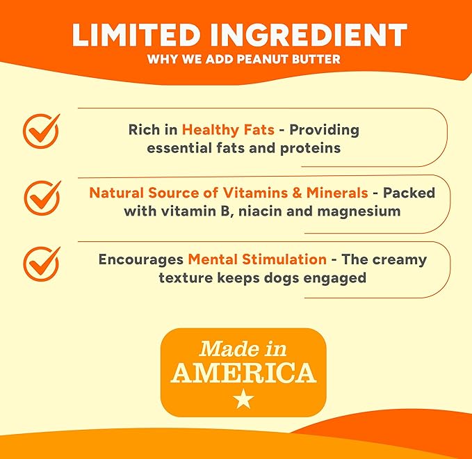 Gaines Family Farmstead Sweet Potato & Peanut Butter Dog Bones – 40 oz, Grain-Free, All-Natural Dog Treats for Digestion, Skin, Energy & Immunity – Limited Ingredient, Made in USA