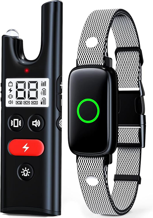 Dog Training Collar with Remote 3300ft Range Waterproof Rechargeable Electric Collar for Small Medium Large Dogs