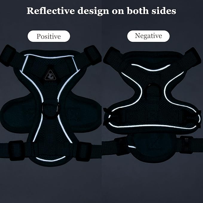 Summer cat Chest Harness and Leash, Anti-Escape Adjustable Soft mesh cat Leash and Chest Harness Set for All Types of Cats cat Vests (Emerald, L)
