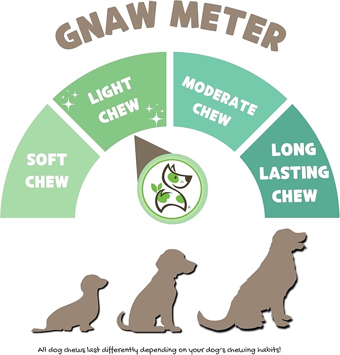 Nature Gnaws Sweet Potato Chips for Dogs - Single Ingredient Natural Dog Chew Treats - 12 oz