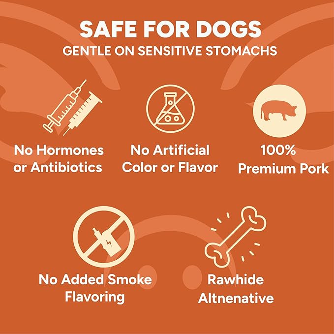 Gaines Pet Pig Ear Strips for Dogs – 1.5 lb Bag, Grass-Fed, Free-Range, High-Protein & Low-Fat Chews – Natural, Easily Digestible Treats for All Dog Breeds, Supports Dental & Oral Health