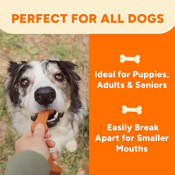 Gaines Family Farmstead Sweet Potato Dog Bones 4 Pack – 32 oz, All-Natural, Single Ingredient, Grain-Free Dog Treats for Digestive Health, Training & Rewards – High-Fiber, Made in USA