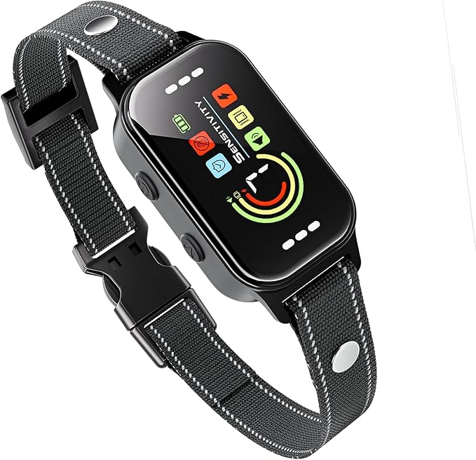 Bark Collar,Bark Collar for Large Medium Small Dogs 8-120lbs,Rechargeable Anti Bark Training Collar with 7 Adjustable Sensitivity, Barking Collar with Beep Vibration