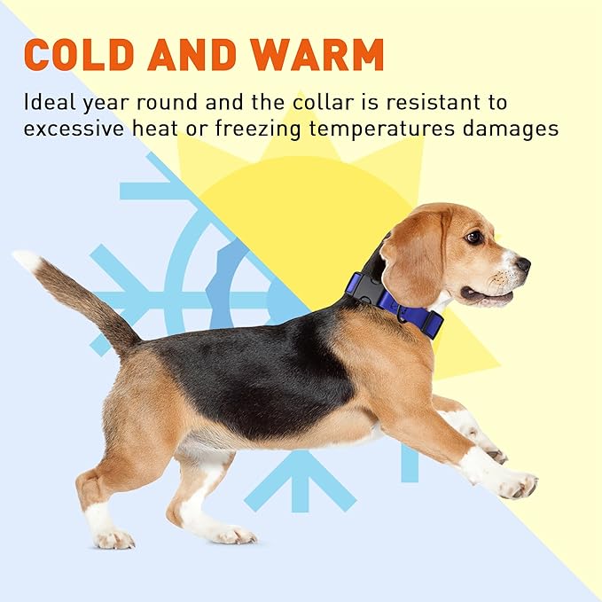 Dogline Biothane Waterproof Dog Collar with Quick Release Buckle Strong Coated Nylon Webbing with Odor- Proof for Easy Care Easy to Clean Fits Small Medium or Large Dogs, Royal Blue 3/4" W 12-19" L