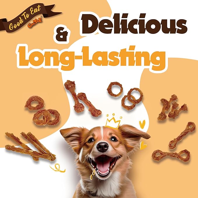 Gootoe Turkey Tendon Dog Treats, Ring (S) 6 Pieces per Pack, 100% USA Sourced Turkey, Natural Snack, Premium Puppy Chews, Hypoallergenic, Reseal Value Bags, Size for Small Dogs