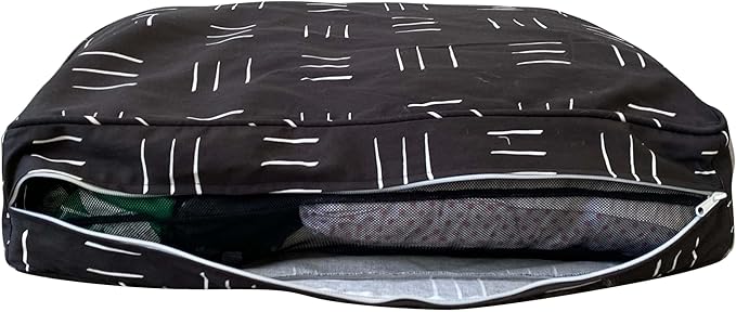 Molly Mutt Small Dog Bed Cover - Dreams - Measures 22"X27"X5"- 100% Cotton - Durable - Breathable - Sustainable - Machine Washable Dog Bed Cover
