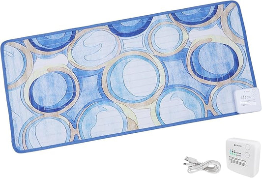 DOGNESS Rechargeable Pet Shock Mat, 31"x15" Safe Cat Repellent Mat Electronic Training Pads Keep Dogs and Cats Off Couch, Bed, Indoor Cat Deterrent Mat (Geometric Patterns)