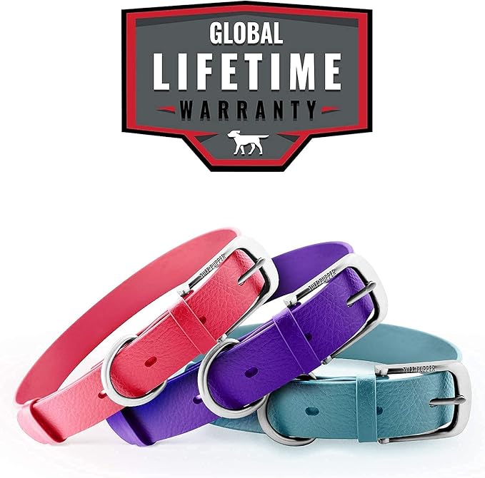 Tuff Pupper Classic Heavy Duty Dog Collar | 10x Stronger Than Leather | 100% Waterproof & Odor Proof Dog Collar | Tough Rust-Proof All Metal Hardware