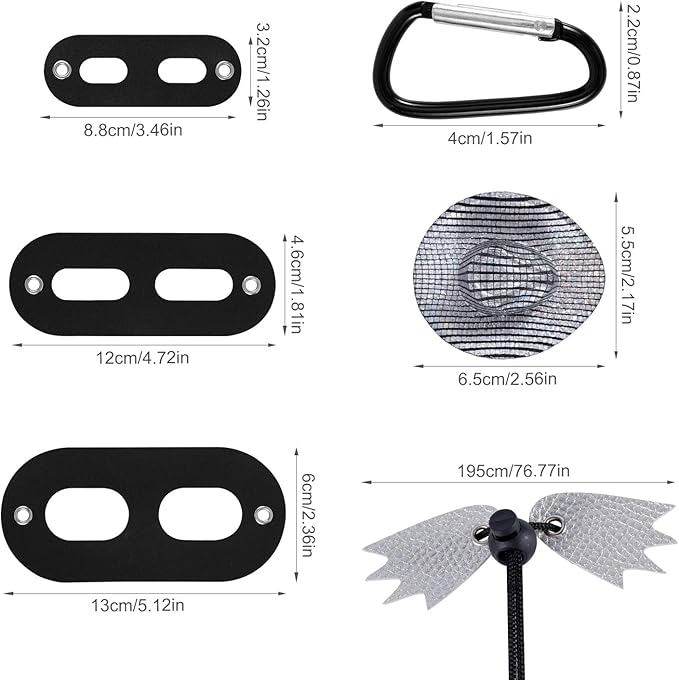 Bearded Dragon Lizard Leash Harness, Adjustable Lizard Leash Accessories Winged Bearded Dragon Rope with Hat and 3 Sizes Leather Harness for Lizard Chameleon Amphibian