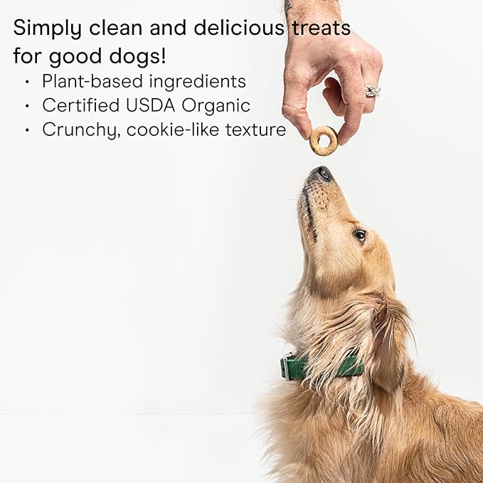 Wild One Organic Natural Crunchy Baked Dog Treats Made in The USA Treat Kit 4 Pack - 2 Fruit Salad + 2 PBJ