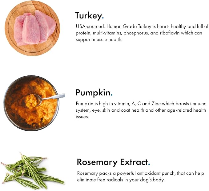 Pet Jerky Factory Turkey & Pumpkin 12 oz. Dog Jerky Treats | 100% Human Grade | USA Made | High Protein | Grain Free | Limited Ingredients | No Filler | BHA-BHT Free | Soft-Tender