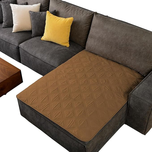 fuguitex Waterproof Dog Blanket Reversible for Small Dogs Resistant Leakproof Washable Couch Cushion Bed Protector Cover for Indoor Furniture Pet Friendly(40"*50",Brown+Brown