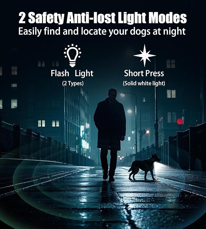 Dog Training Collar with Remote 3600Ft - Shock Collar for Barking Control, 4 Modes(Beep/Vibe/Static), IPX7 Waterproof for Swimming, 30-Day Rechargeable Battery, Adjustable for Small to XL Dogs