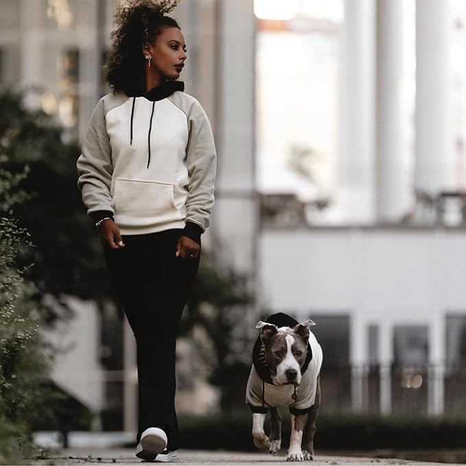 Spark Paws Dog Hoodie - Premium Quality, Buttery Soft, Superior Comfort and Fit, Calming Fleece Interior, Suitable for All Breeds - Olive Cream - S