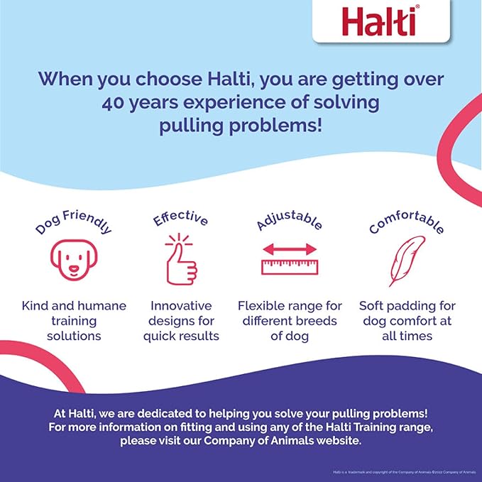 HALTI Training Leash - Multifunctional Double-Ended Dog Leash, Ideal for Anti-Pulling Dog Training. Lightweight & Durable. Suitable for Small to Medium Dogs & Puppies (Size Small, Desert Sand, 2m)