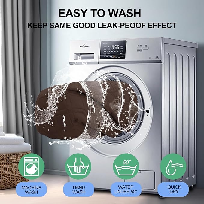 Smiry Waterproof Dog Blanket, 30x70 Inch Soft Pet Bed Cover Reversible, Washable Sofa Couch Furniture Protector for Small Medium Large Dog Puppy Cat, Chocolate/Dark Grey