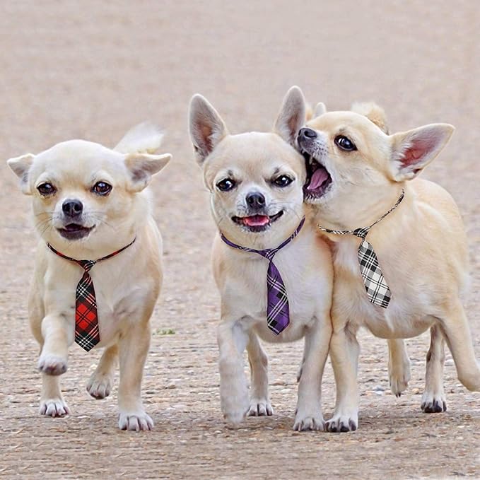 Segarty Dog Ties for Large Dogs, Pet Neck Tie, with Adjustable Collar, Bulk Bow Ties Bowties Necktie Grooming Accessories for Girl Boy Dog Valentines Holiday Birthday Wedding Cosplay Costumes