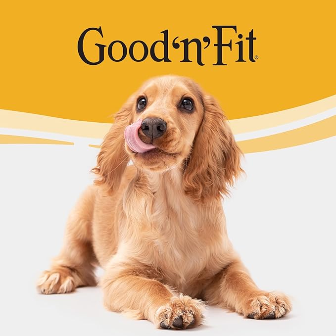 Good ‘n’ Fit Spirals Made with Real Chicken, 12 Count, Treat Your Dog to Long-Lasting and Highly Digestible Rawhide Chews