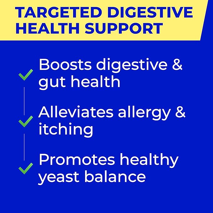 Vet Approved Probiotics & Digestive Enzymes for Dogs | Gut Health & Digestive Function Support | Pumpkin & Omega | Diarrhea, Seasonal Allergies & Itching | Prebiotic Supplement Chew (Pack of 2)