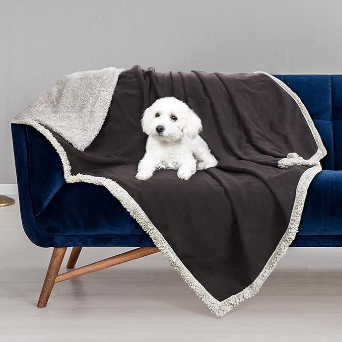 Kritter Planet Waterproof Sofa Blanket for Dogs, Pee Proof Reversible Couch Cover, Liquid Proof Furniture Protector, Washable, Hair Resistant, Stain Proof