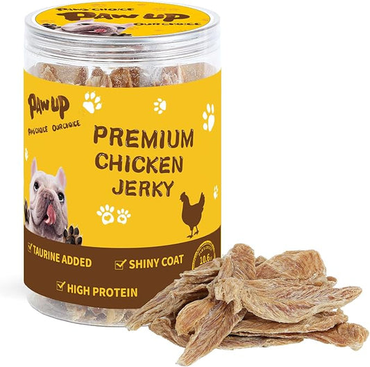 Chicken Jerky Dog Treats, Lower Moisture Content, Healthy Premium Chewy Dog Jerky Treats, 10.6 oz