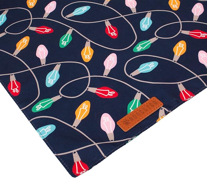 ADOGGYGO Christmas Dog Bandana, Snowman Xmas Pet Scarf, Premium Durable Fabric, Christmas Bandanas for Extra Large Dogs Pets (X-Large)