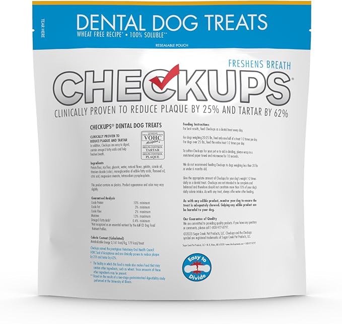 Dental Dog Treats, 24 Treats - 48 oz. in Each Pack (Pack of 4)