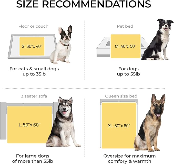 Luciphia Large Waterproof Dog Blanket for Pet Washable Liquid Proof Furniture Protector Shaggy Plush Calming Long Faux Fur Bed Cover for Couch Calming Cat Blankets for Medium, Tie-dye Grey, 40" x 50"