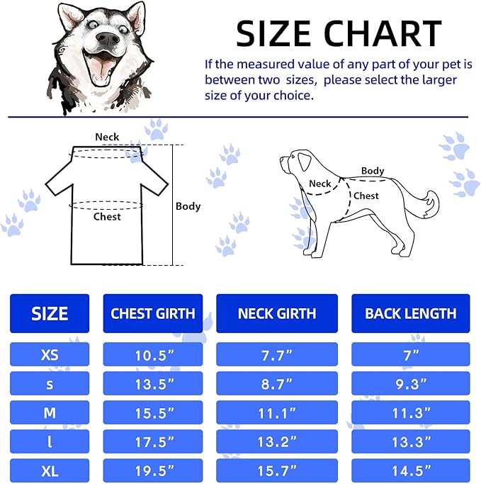 Saintrygo 8 Pieces Dog Shirts Pet Printed Clothes with Funny Letters Summer Pet T Shirts Cool Puppy Breathable Dog Outfit Soft Sweatshirt Cats(Classic Pattern,X- Large)