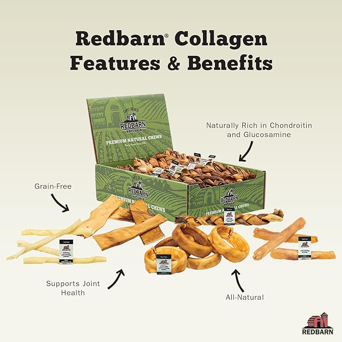 Redbarn Pet Products Collagen Spring - Medium, Pack of 25