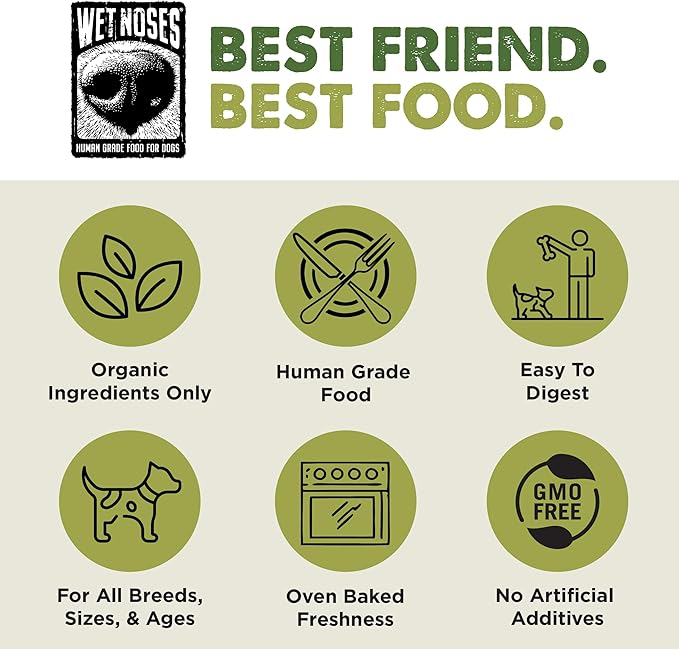 Organic Crunchy Dog Treats – for All Pet Sizes, Breeds – All-Natural Puppy Treat, Senior Dog Snack – 100% Human-Grade – Delicious Chews for Dogs – Grain-Free Berry Blast, 14 Oz (2-Pack)