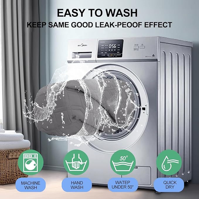 Smiry Waterproof Dog Blanket, 30x70 Inch Soft Pet Bed Cover Reversible, Washable Sofa Couch Furniture Protector for Small Medium Large Dog Puppy Cat, Grey/Dark Grey