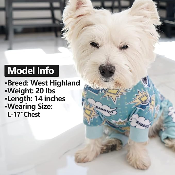 KYEESE Dog Pajamas Velvet Dog Pajamas Small Sized Dogs Dogs Pjs with Camera Pattern Soft Doggie Jammies Stretchy Doggie Clothes Puppy Onesie Comfy Pet Coat Pet Costume, X-Small