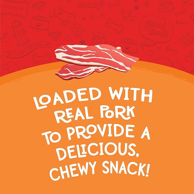 Meaty Treats Bac'n Creations Bacon & Cheese Flavor, 40-oz.