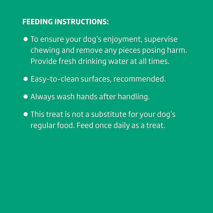 Amazon Brand - Wonder Bound Dog Dental Treats for Large Dogs (Over 50 lbs), Fresh Mint Flavor, Made with Real Chicken, Freshens Breath, Controls Plaque & Tartar, 9 Count (Pack of 2)