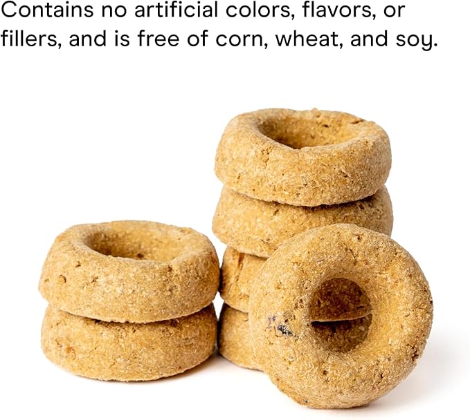 Wild One Organic Natural Crunchy Baked Dog Treats Made in The USA Treat Kit 4 Pack - 2 Fruit Salad + 2 PBJ