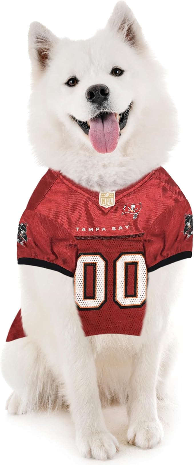 Pets First NFL Tampa Bay Buccaneers Dog Jersey, Size Small - Best Dog Football Jersey Costume