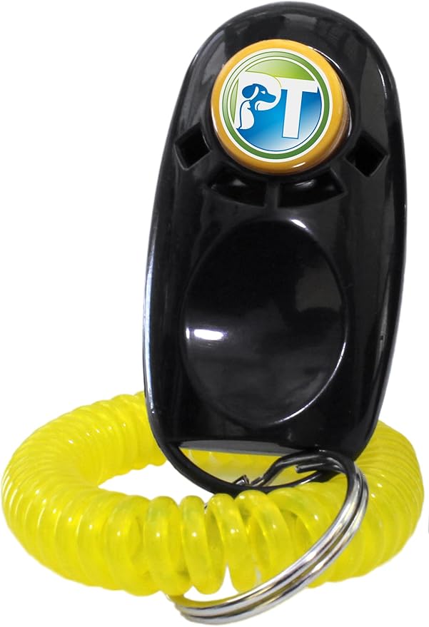 E-Collar Educator EZ-902-1/2 Mile Remote Waterproof Trainer Easy Educator - Static, Vibration and Sound Stimulation Collar with PetsTEK Dog Training Clicker