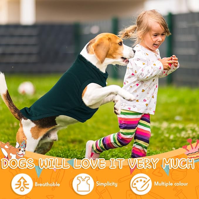 16 Pieces Small Dog Clothes Cute Blank Puppy Shirts Soft Dog Sweatshirts Breathable Outfit for Pet Cats Accessories, 16 Styles(XL)
